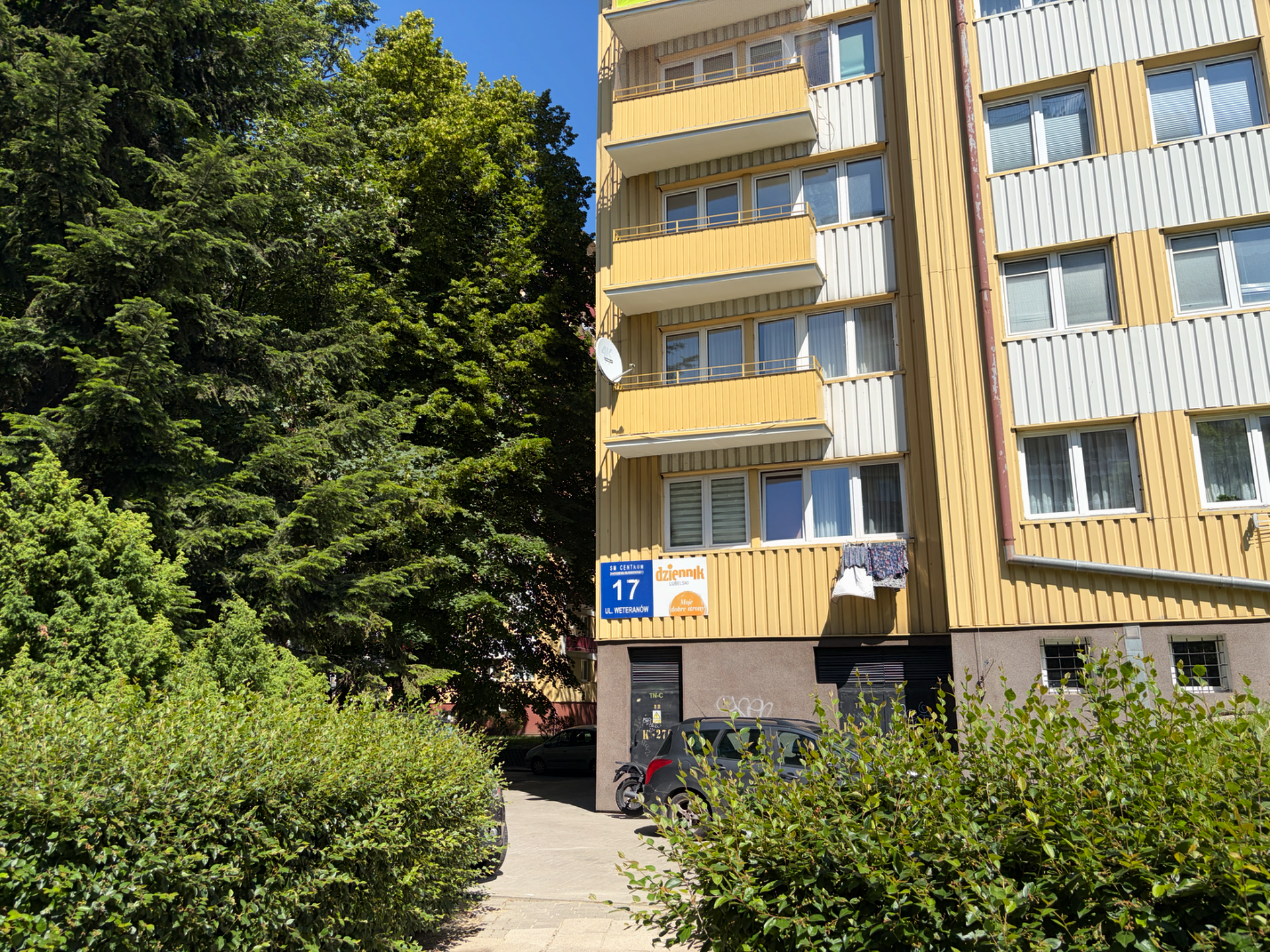 Budynek przy ulicy Weteranów 17 w Lublinie